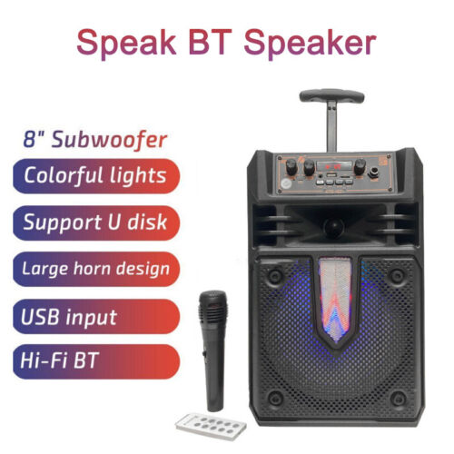 Boxa activa Karaoke Bluetooth, Radio FM, Microfon