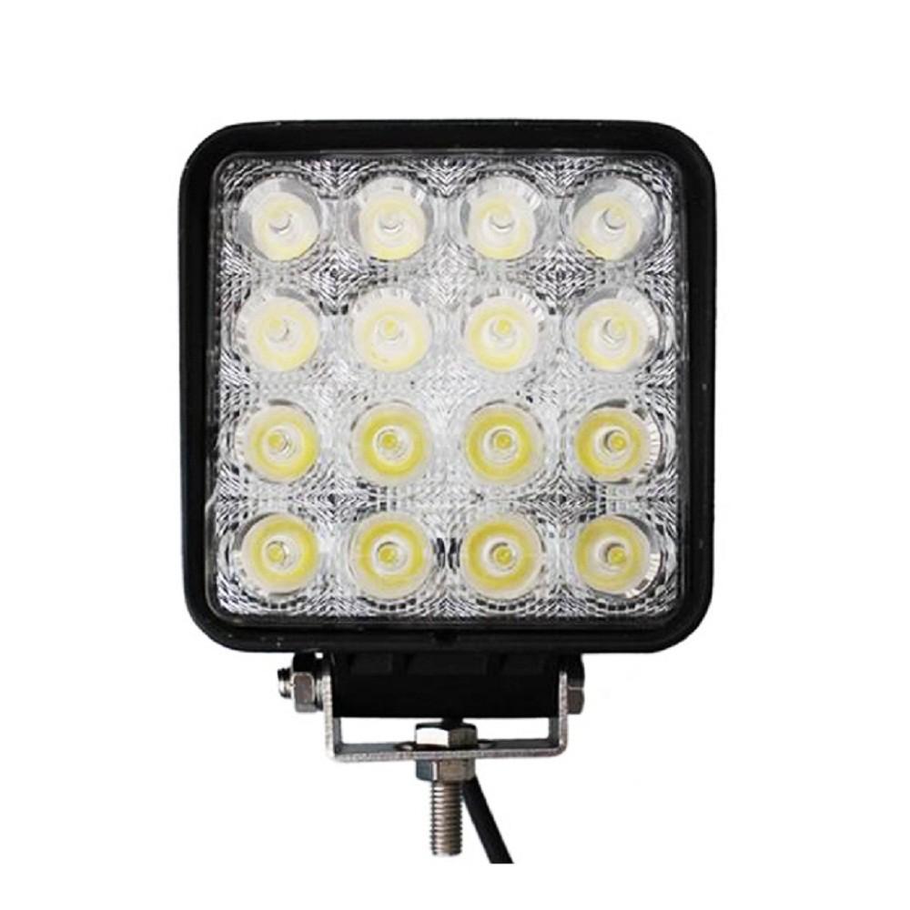 Set 2 proiectoare LED auto offroad 48W, 16 LED, 12V-24V - 2 | YEO