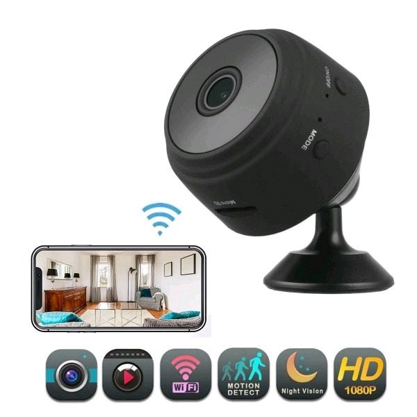 Camera video Wi-Fi 1080p HD, unghi 150, NightVision, Senzor de miscare - 1 | YEO