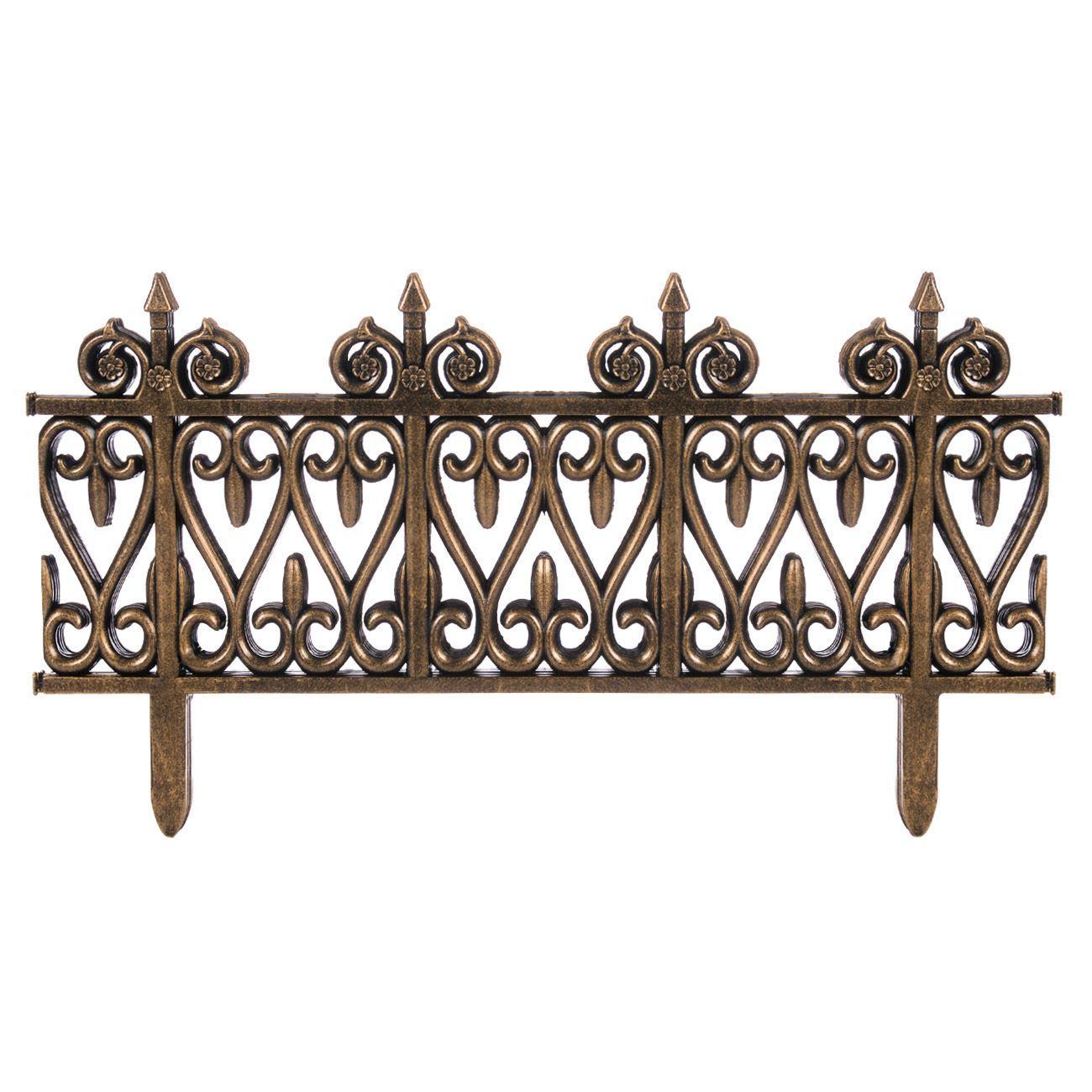 Set 5 gardulete decorative pentru gradina, 62×35 cm, Bronz - 1 | YEO