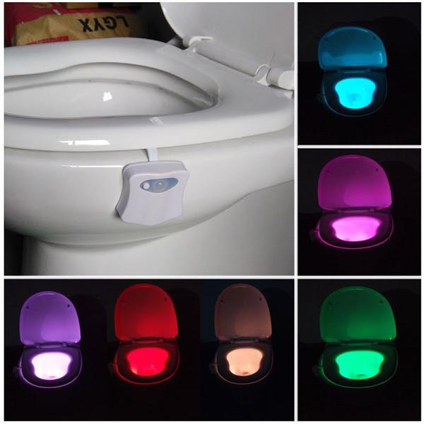 Led pentru vasul de toaleta cu senzor infrarosu de miscare si lumini - 2 | YEO