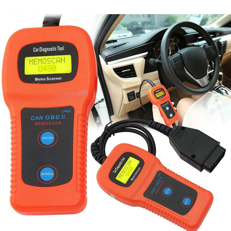 Diagnoza auto Scanner Can OBD2 U480 cu display - 1 | YEO