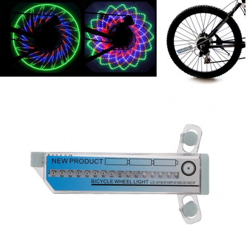 Set 2 x LED cu lumini pentru roata bicicleta - 1 | YEO