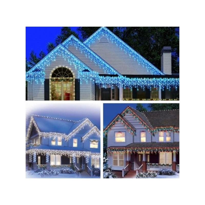 Instalatie de Craciun tip franjuri cu Flash 10 metri - 2 | YEO