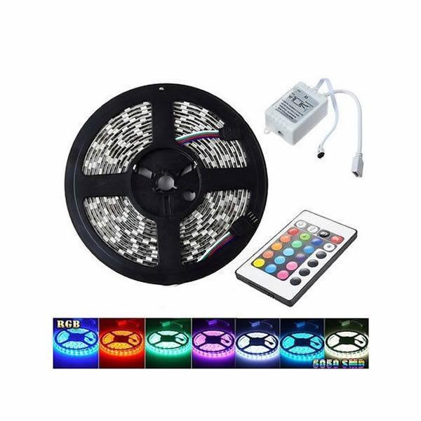 Set 3 x Banda LED RGB multicolor cu telecomanda 5 metri - 2 | YEO