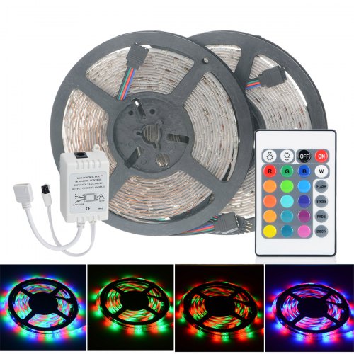 Set 2 x Banda LED RGB multicolor cu telecomanda 5 M - 2 | YEO