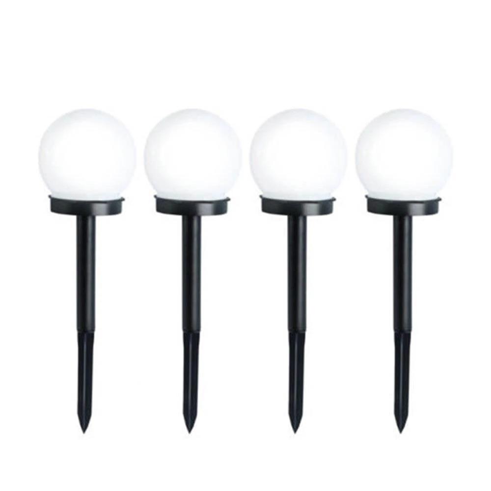 Set 4 x lampa solara tip glob pentru gradina, IP44, H 33 - 1 | YEO