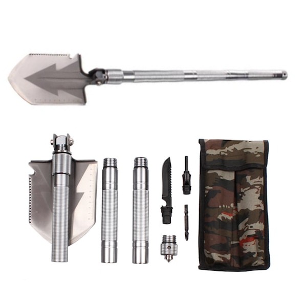 Lopata pliabila din otel, Scout, unealta multifunctionala, 78 cm - 1 | YEO