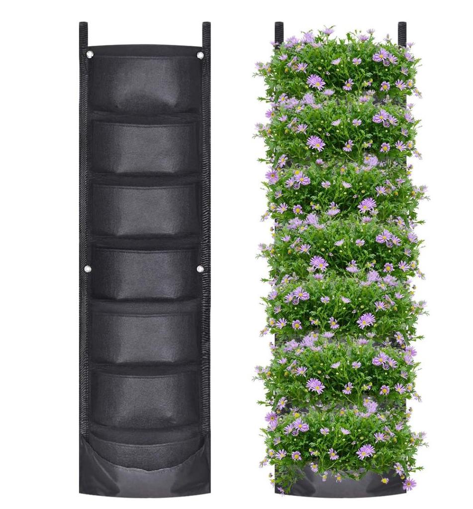 Jardiniera verticala impermeabila, suport de flori pentru gard - 2 | YEO