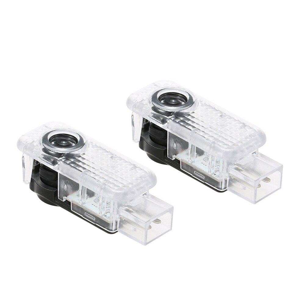 Set 2 holograme LED cu logo AUDI pentru portiere - 2 | YEO