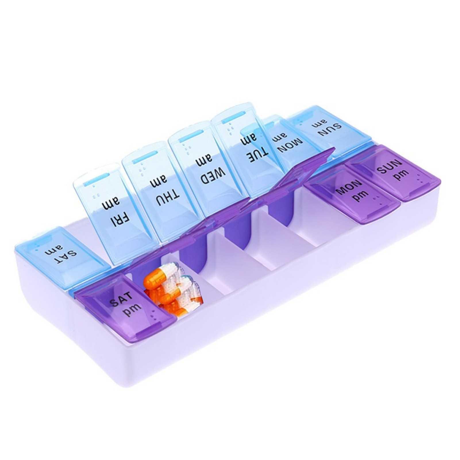 Organizator medicamente saptamanal, 20x11 cm - 2 | YEO