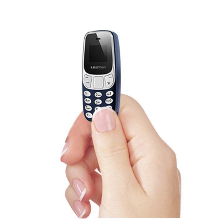 Mini telefon mobil, BM10 Dual SIM, OLED, 7 cm, 30 grame, 350mAh - 2 | YEO