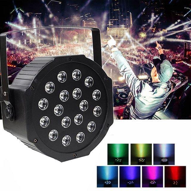 Reflector 18 LED RGB cu proiectie lumini - 1 | YEO