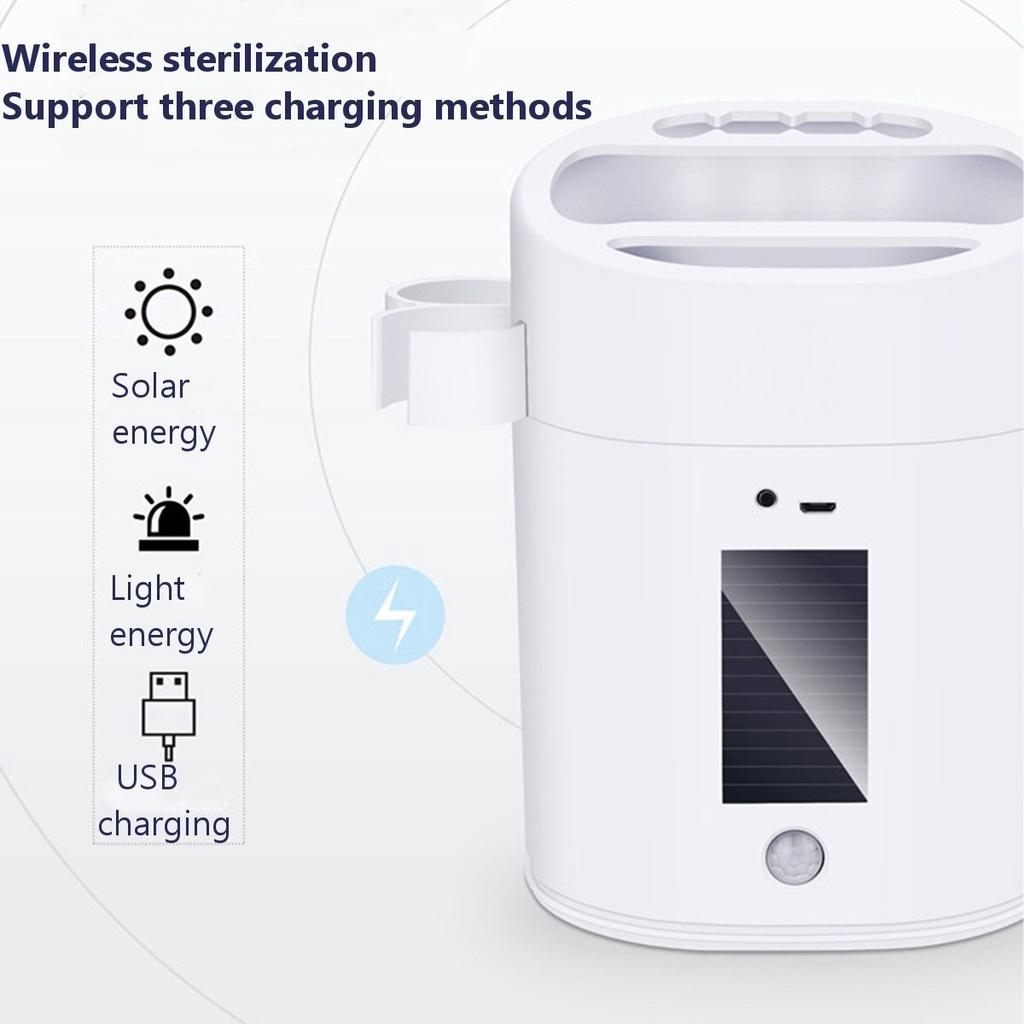 Suport cu sterilizator UV si uscator pentru tacamuri - 2 | YEO