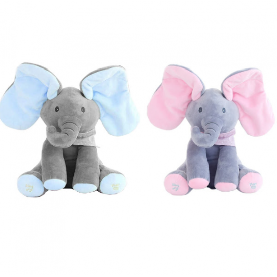 Elefant interactiv din plus - vorbeste, Peek a Boo - 1 | YEO