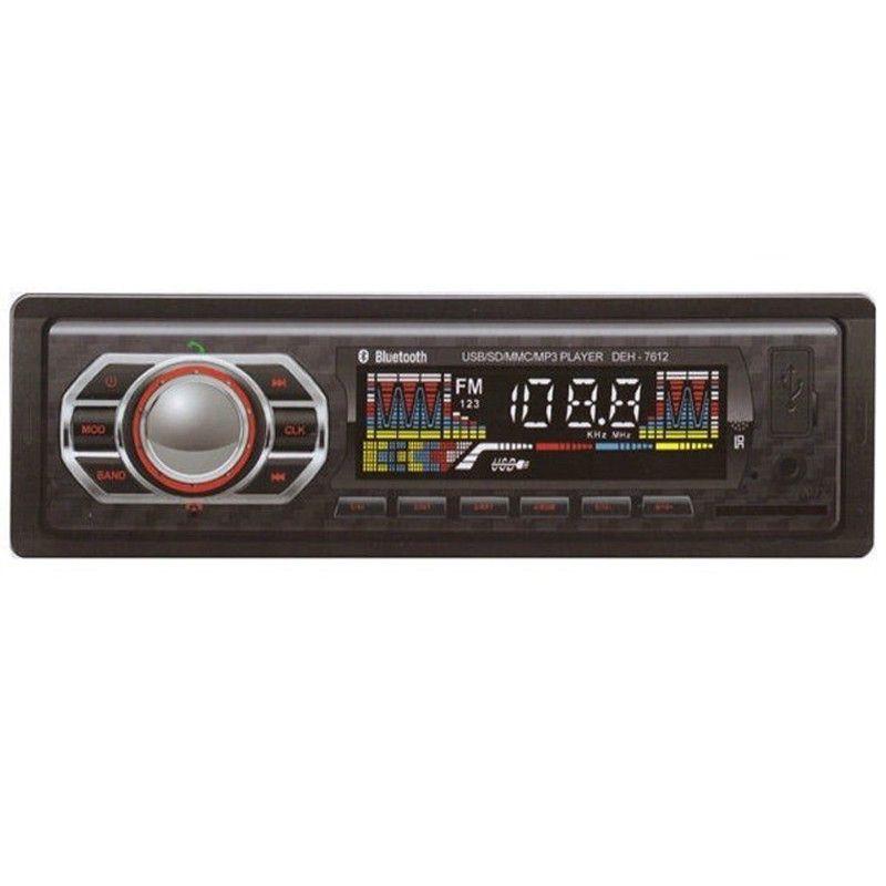 Radio MP3 player auto Bluetooth, USB, SD, AUX, 4x60W, telecomanda DEH-7612 - 2 | YEO