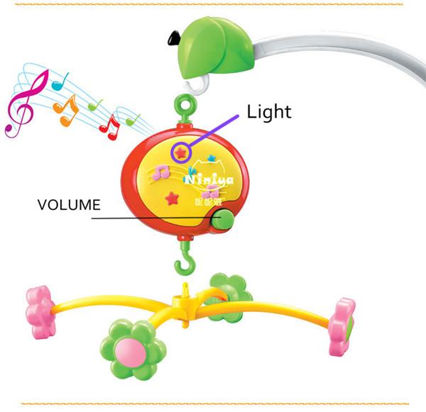 Carusel muzical pentru patut bebe, Musical Baby Mobile - 1 | YEO