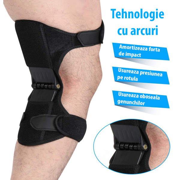 Set 2 x orteza pentru genunchi, curele ajustabile - 2 | YEO