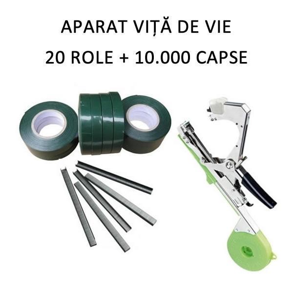 Aparat pentru legat vita de vie si legume + 10.000 capse + 20 role de banda - 2 | YEO