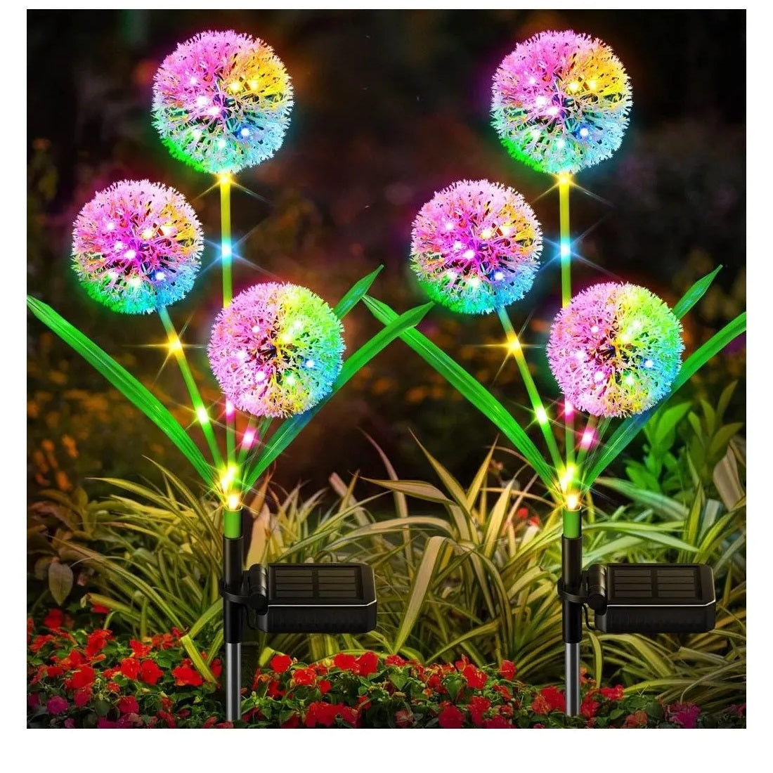 Set 2 x Lampa solara LED, decoratiune gradina, Dandelion - 1 | YEO