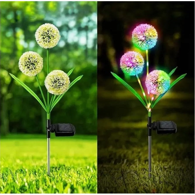 Set 2 x Lampa solara LED, decoratiune gradina, Dandelion - 2 | YEO