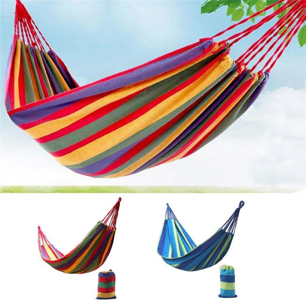 Set 2 x Hamac multicolor bumbac, 180 x 80 cm - 1 | YEO