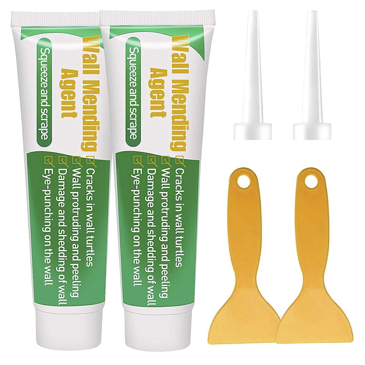 Set 2 x Kit instant pentru reparat peretii, crema alba reparatoare - 2 | YEO