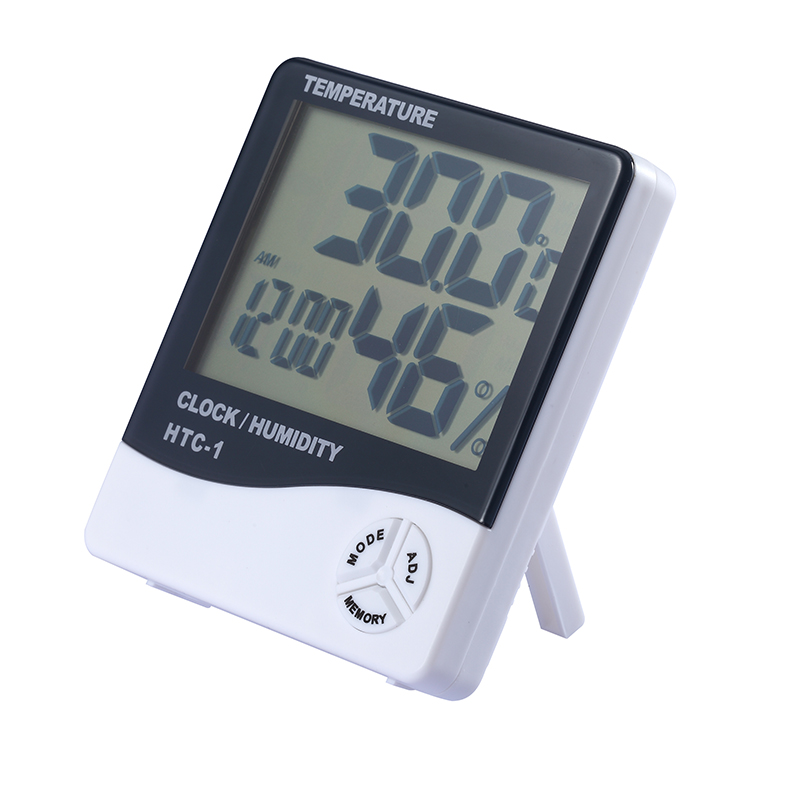 Termohigrometru digital 3 in 1 cu ceas, alarma, calendar - senzor de umiditate - 1 | YEO