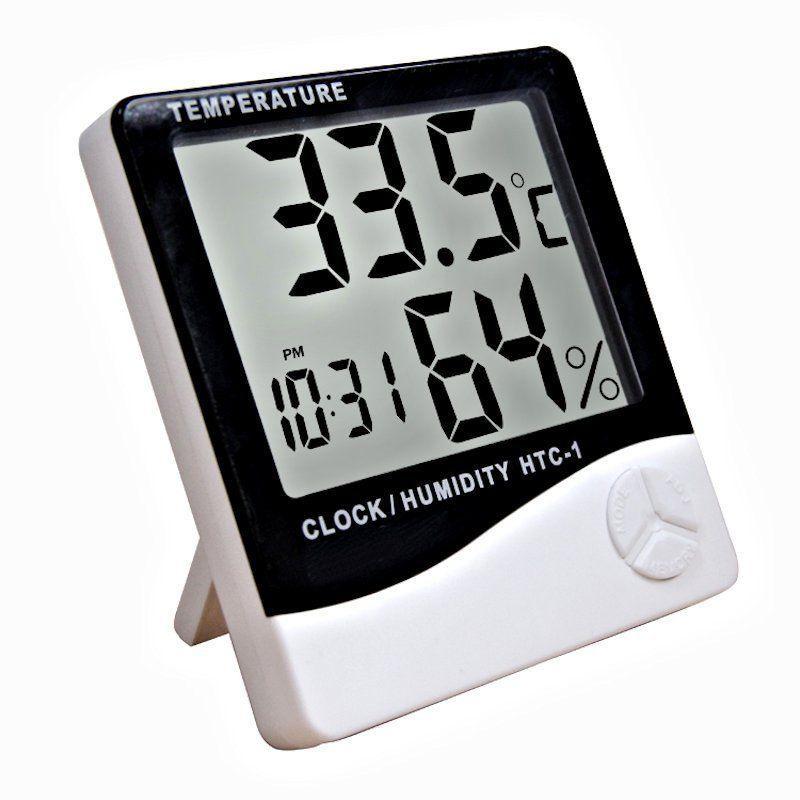 Termohigrometru digital 3 in 1 cu ceas, alarma, calendar - senzor de umiditate - 2 | YEO