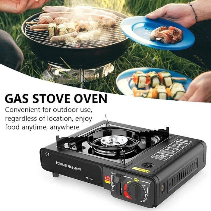 Aragaz portabil camping, aprindere automata, dubla alimentare - imagine 3