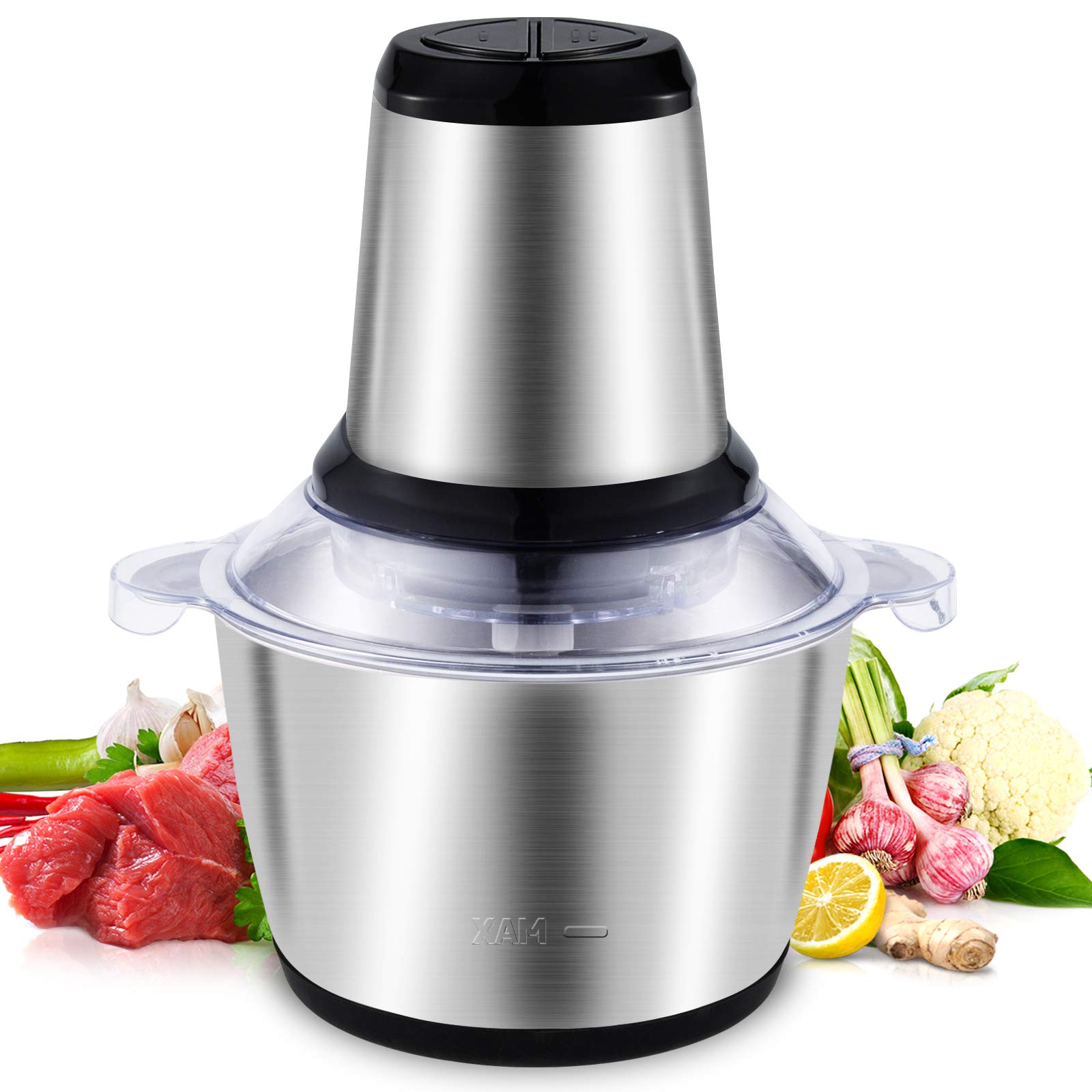 Tocator electric inox 250 W, 2 Litri, legume si fructe - 2 | YEO