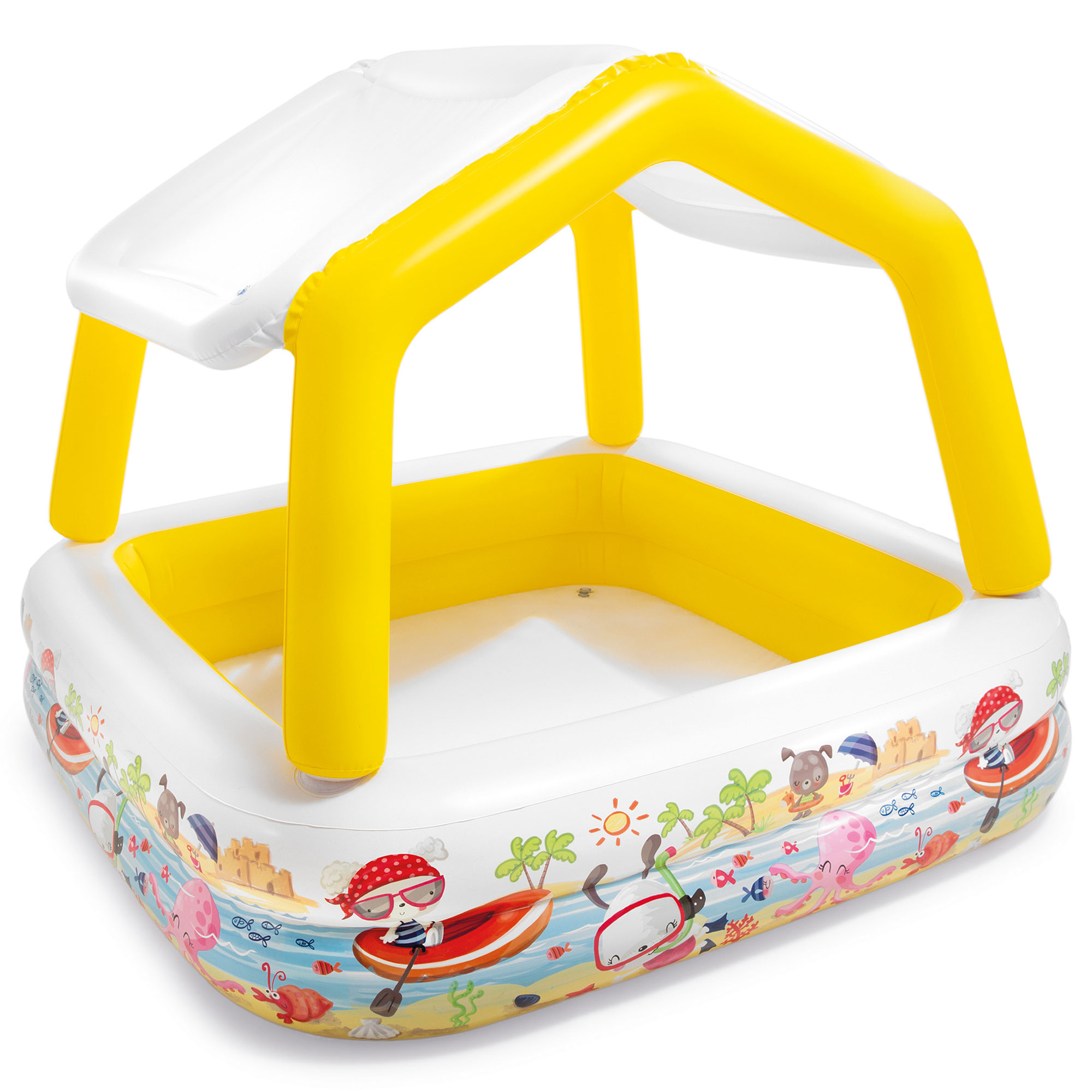Piscina copii Sun Shade 280 litri - 157 x 157 x 122 cm - 2 | YEO