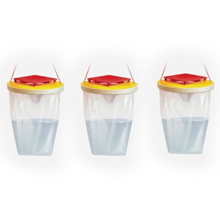 Set 3 capcane pentru muste Flies Away - produs non toxic