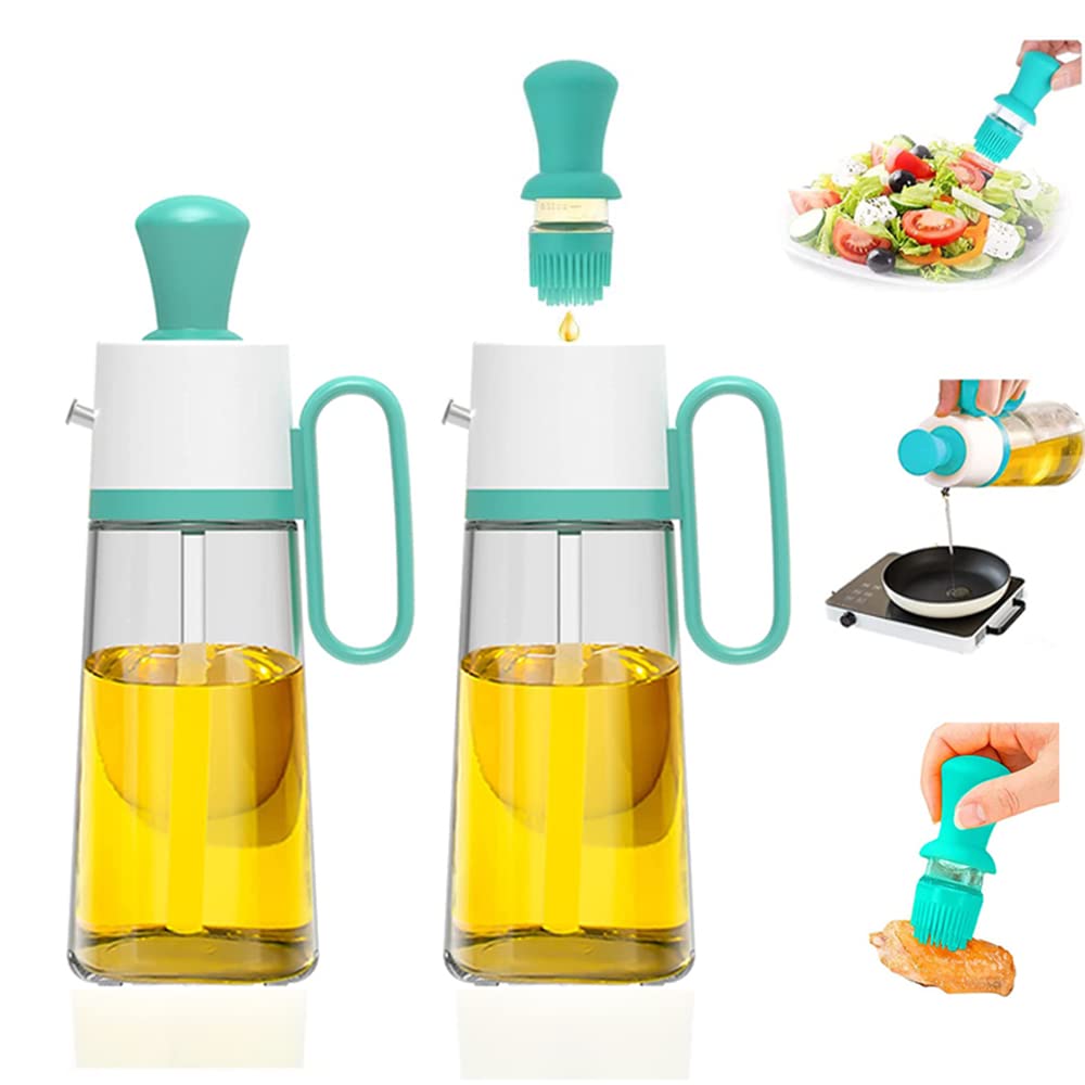 Set 2 x Oliviera cu perie, gradata si picurator, 550 ml