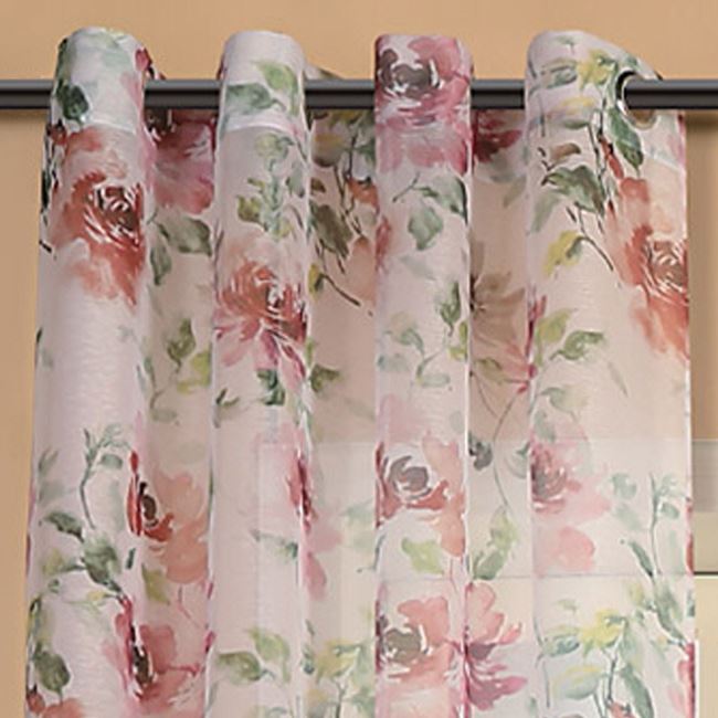 Set 2 x perdea decorativa, 140x260 cm Flower - 1 | YEO