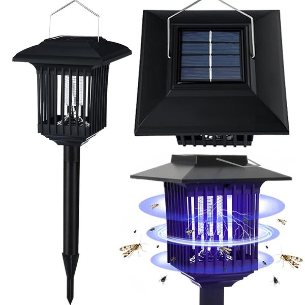 Set 2 x Felinar solar impotriva insectelor, lumina UV - 1 | YEO