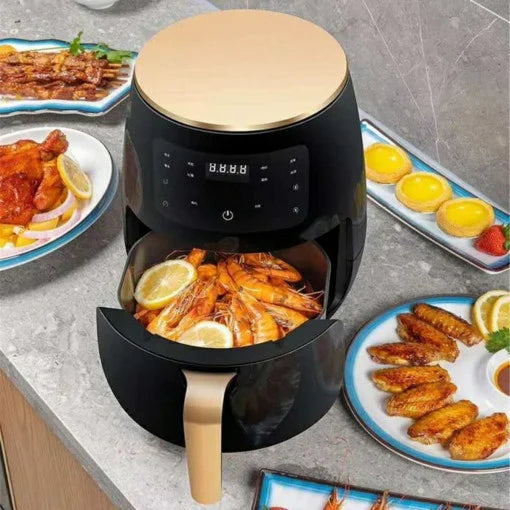 Friteuza cu aer cald, Air Fryer, 2400 W, 6L, LCD Touch control - 1 | YEO