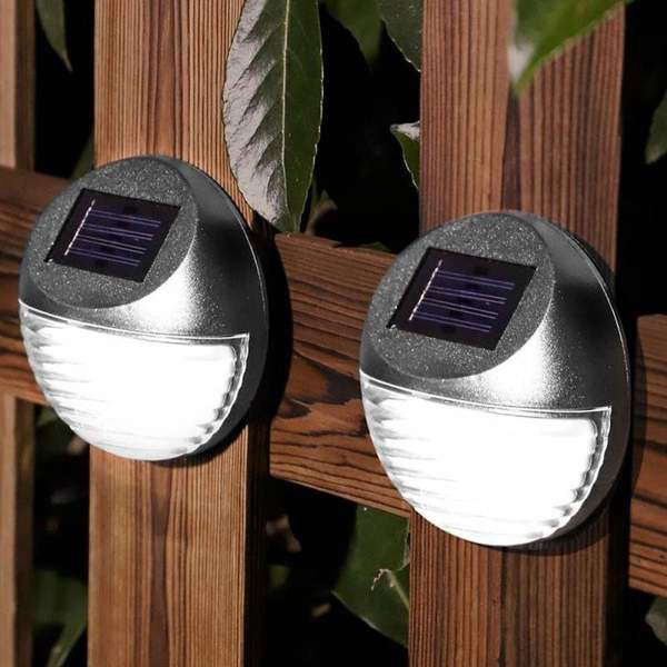 Set 2 x lampa solara de perete cu 2 LED - 1 | YEO