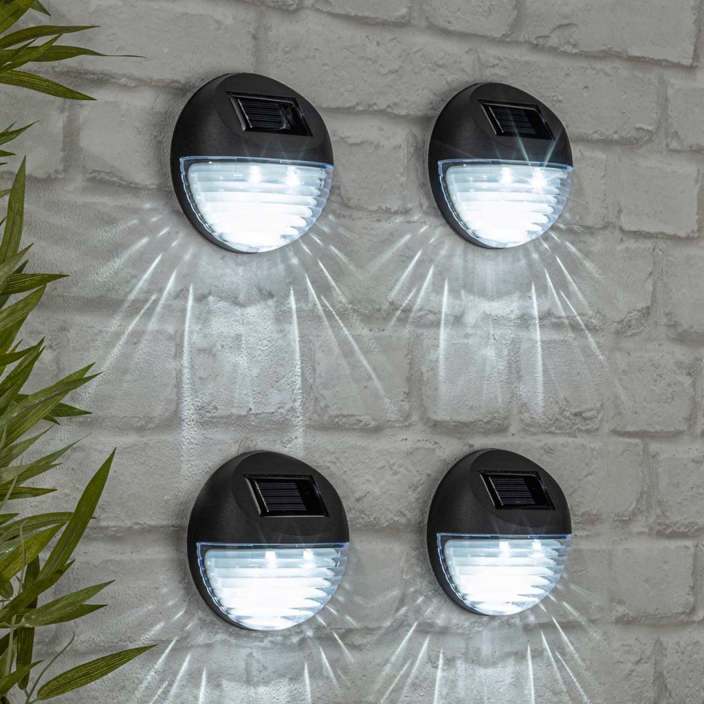 Set 8 x lampa solara de perete cu 2 LED - 1 | YEO