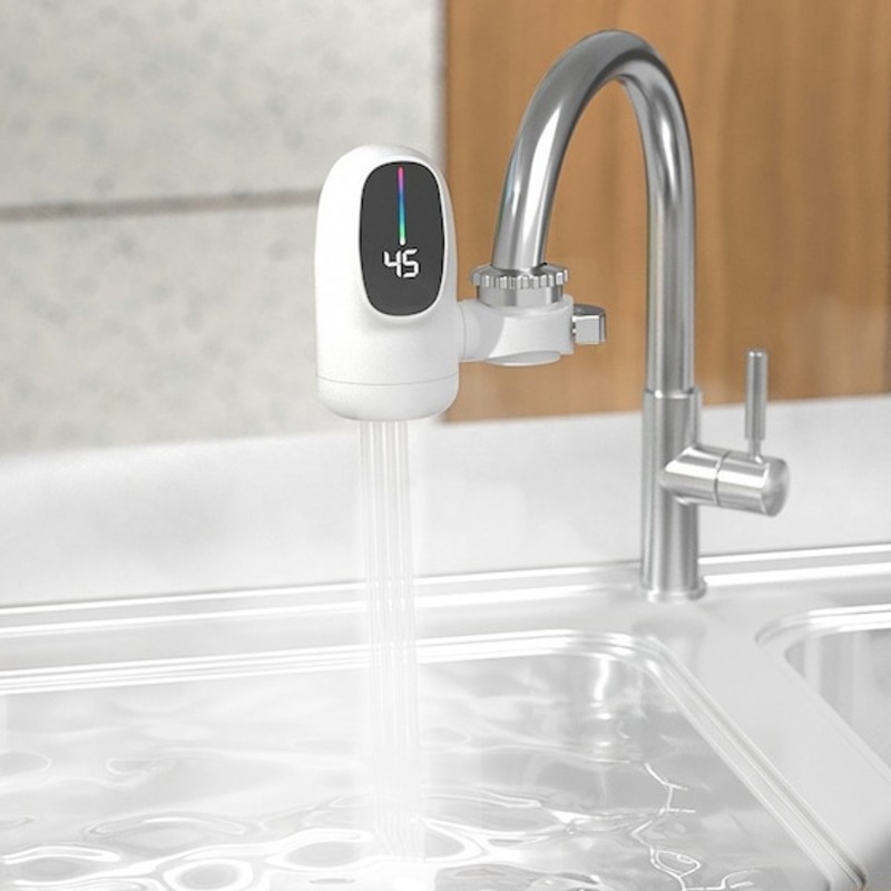 Robinet electric pentru incalzirea apei, 3000 W, Afisaj LED