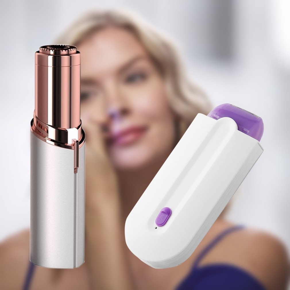 Pachet cosmetic complet: Epilator corp + Trimmer facial - 1 | YEO