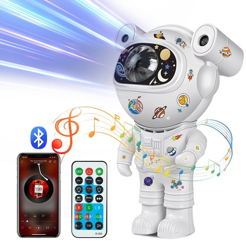 Proiector cu sunete si lumini, Bluetooth, Astronaut