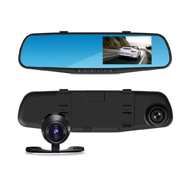 Oglinda auto DVR retrovizoare, camera fata-spate Full HD 1080 - 2 | YEO