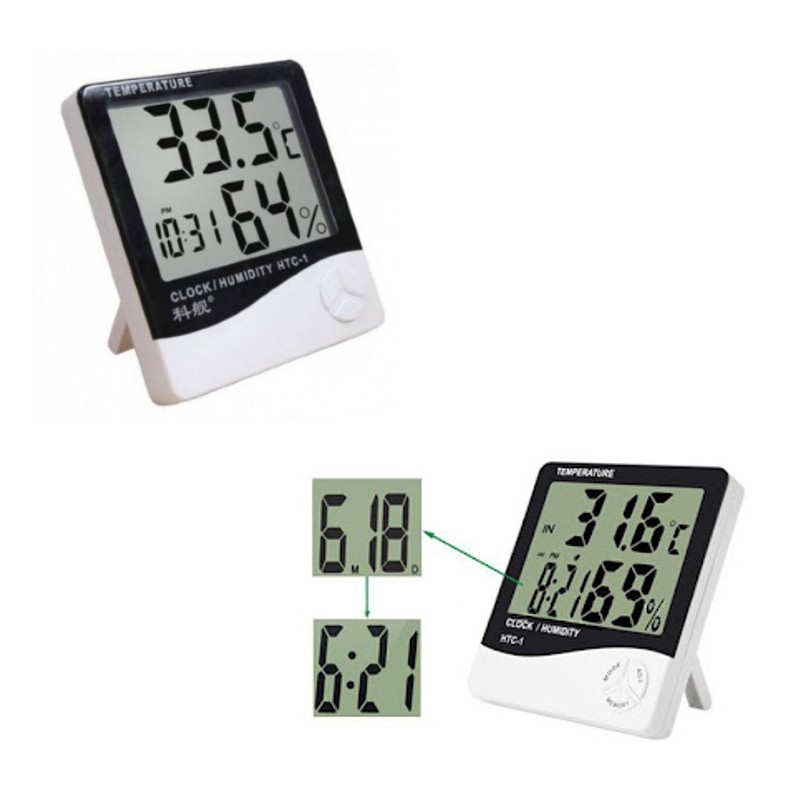 Set 2 x Termohigrometru digital - statie meteo - 1 | YEO