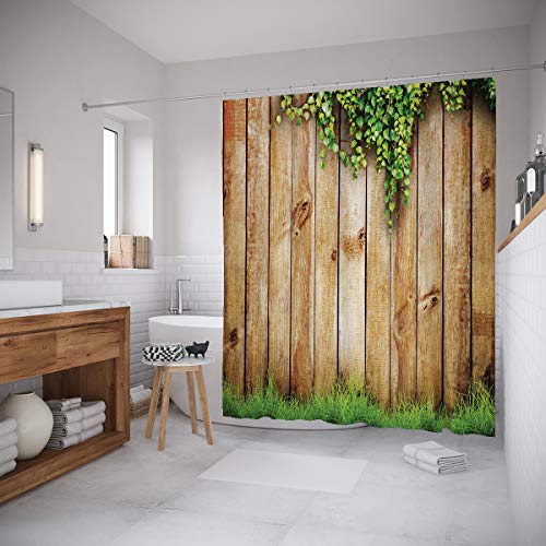 Set baie 2 piese: perdea si covoras, Grass - 1 | YEO