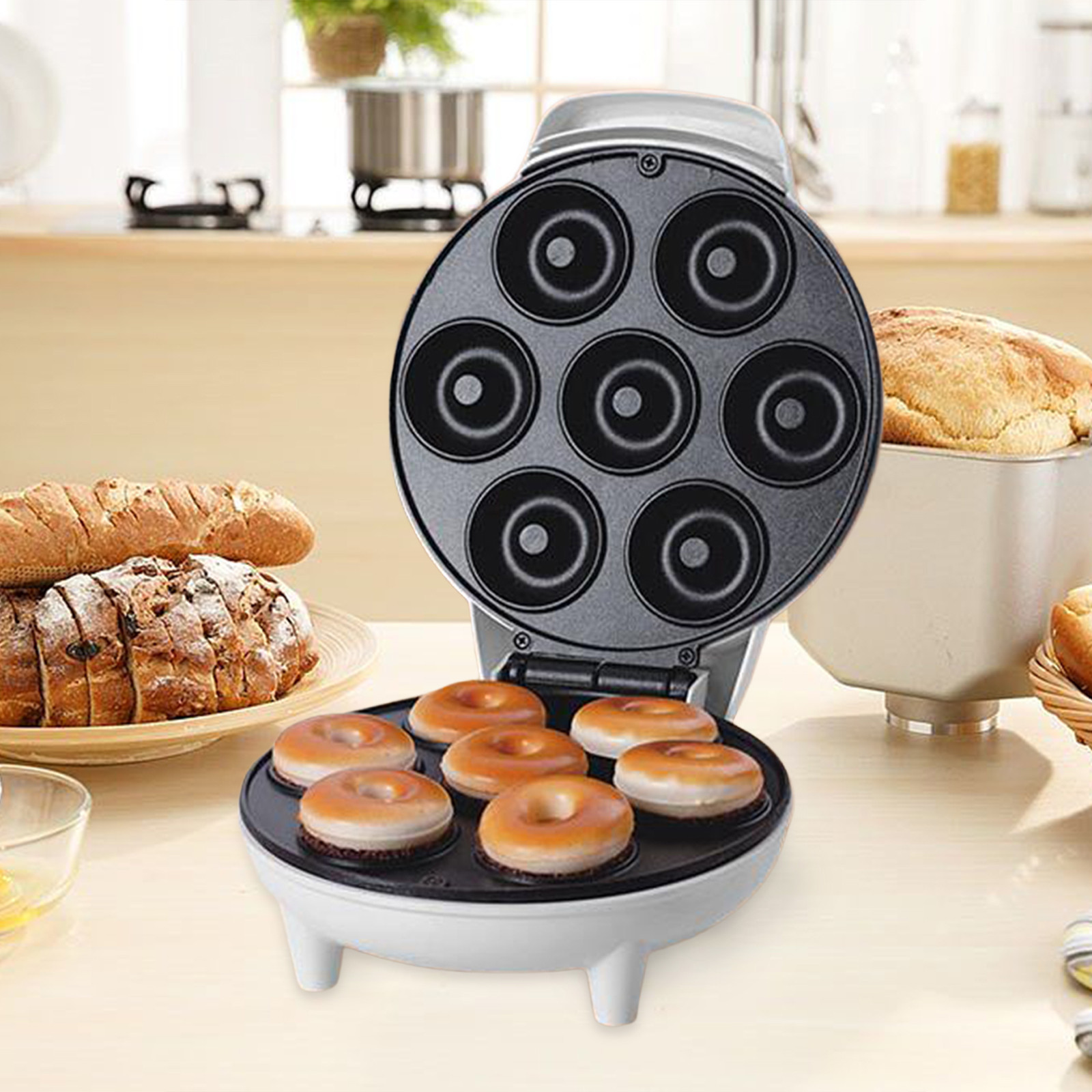 Aparat electric pentru 7 gogosi, Sonifer Donut Maker - 1 | YEO