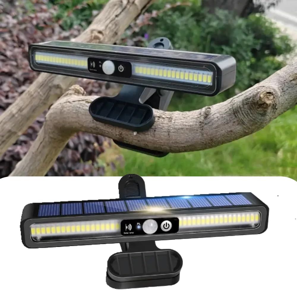 Lampa LED solara, Senzor de miscare, Clips - 2 | YEO