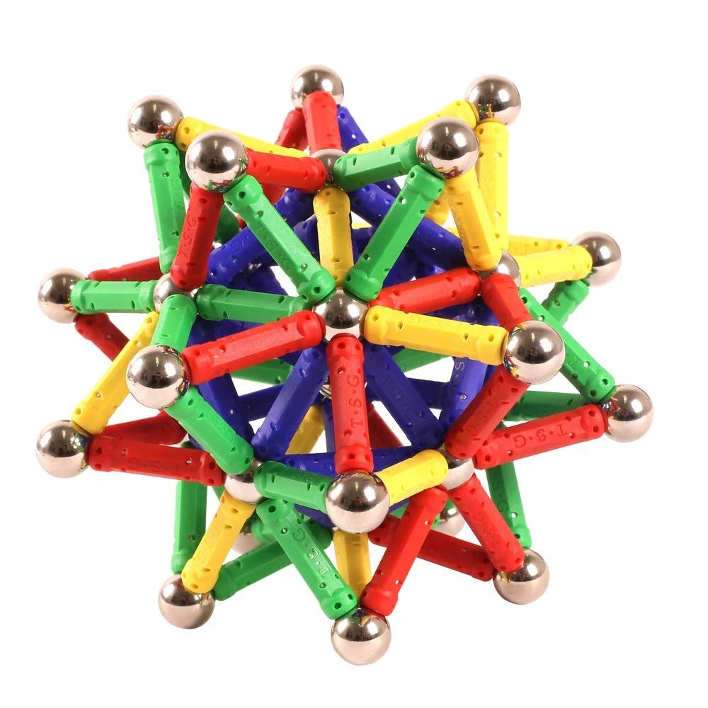 Joc magnastix 168 piese, magnetic sticks
