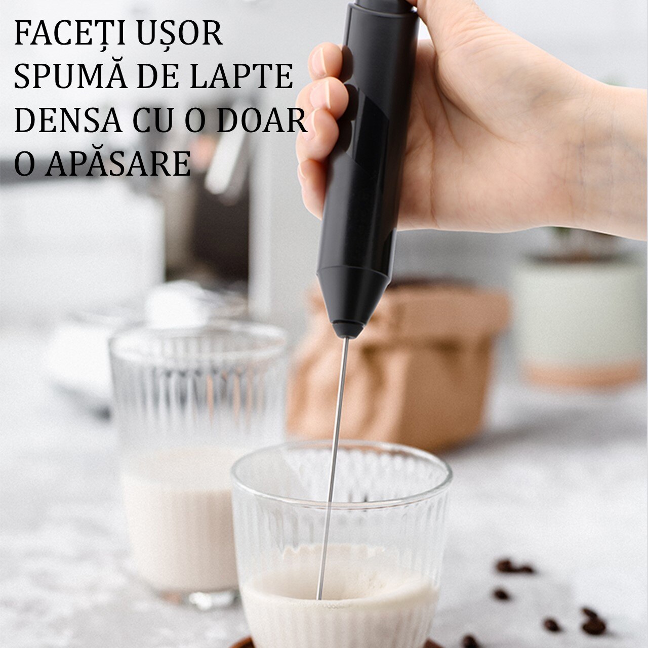 Mixer pentru spuma de lapte, cappuccino - 2 | YEO