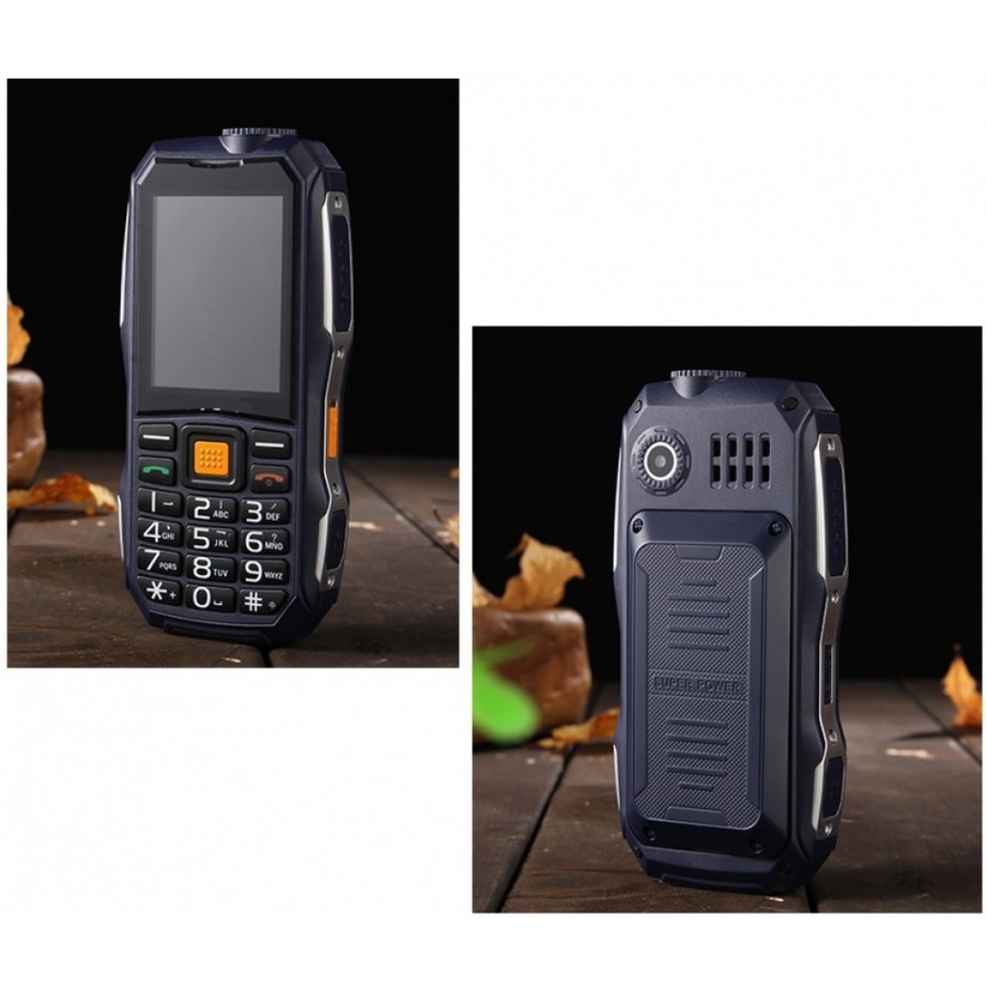 Telefon militar 2800 mAh, Dual SIM, FM radio, lanterna - 1 | YEO